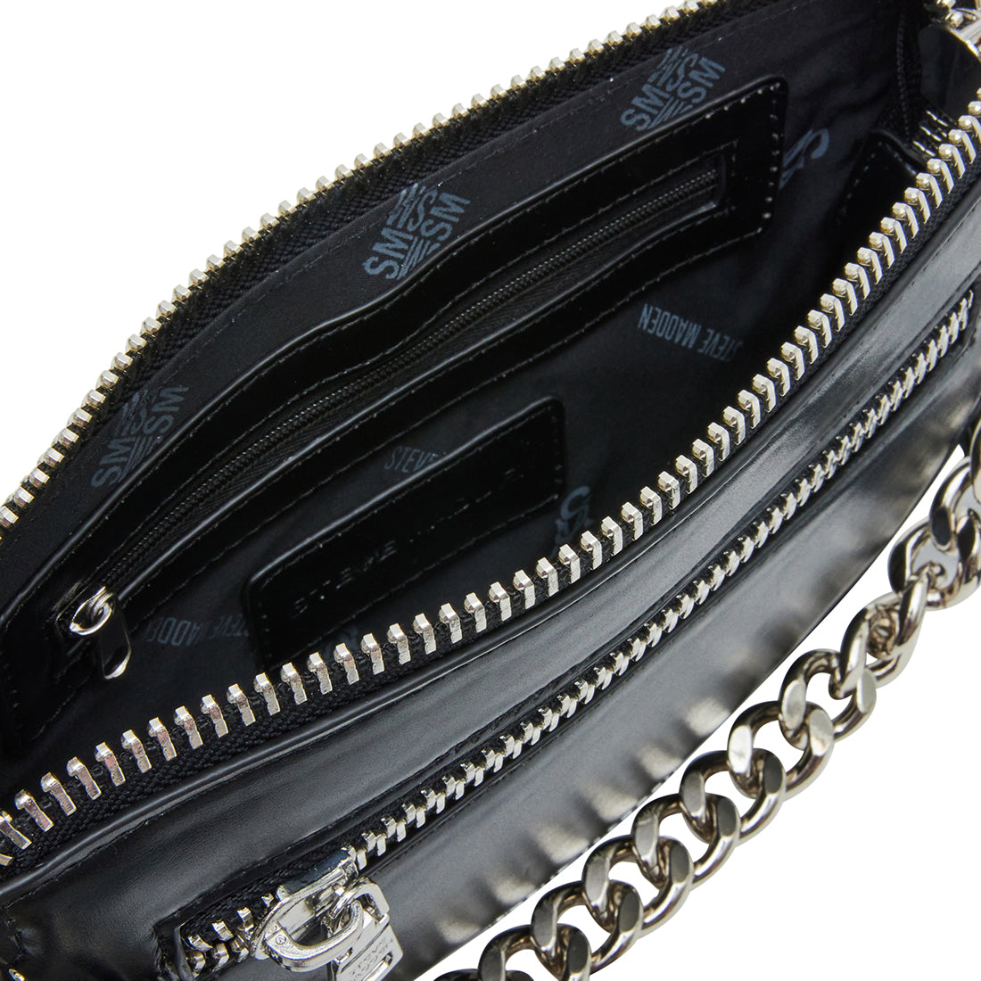 Bcobraa Black - Borsa a Tracolla Nera SMABCOBRAA-BLA . STEVE MADDEN 