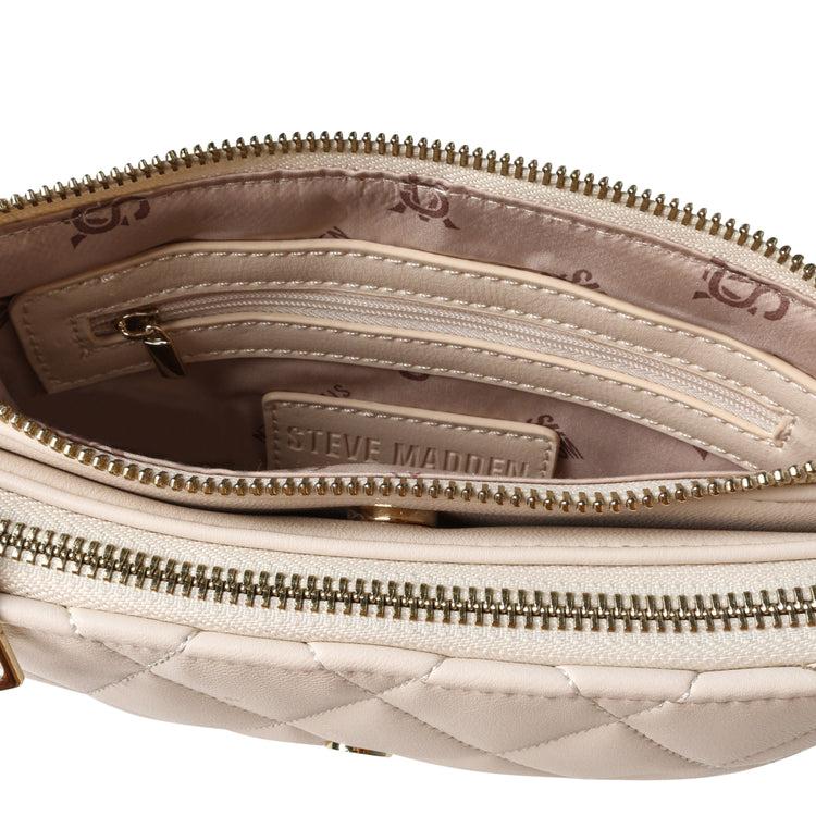 BDole Bone / Gold - Borsa a Tracolla Bianca SMABDOLE -BGL . STEVE MADDEN 