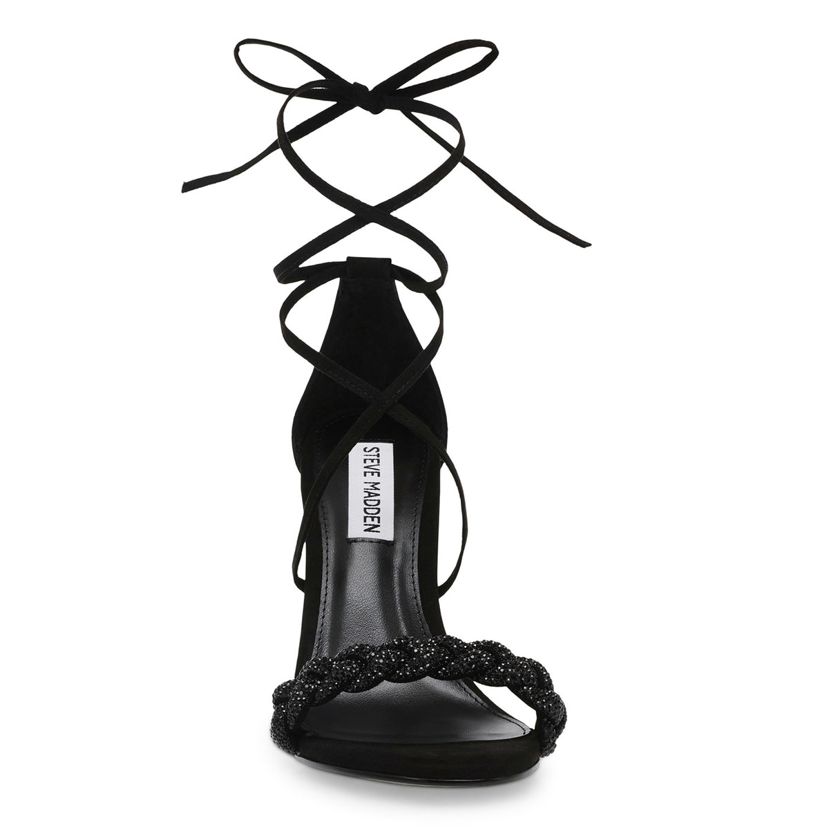 Bejeweled Black Crystal Microsuede + Stones - Sandali Donna Neri SMSBEJEWELED-BLK . STEVE MADDEN 