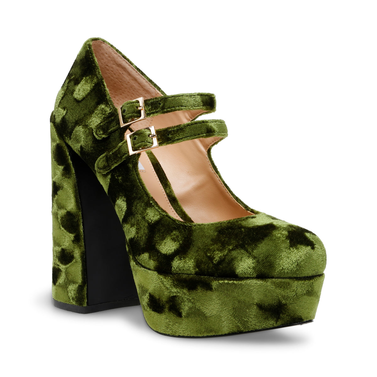 Charged-Up Grn Velvet - Scarpe in Velluto Donna Verdi / Multicolore SMSCHARGED-UP-GRN . STEVE MADDEN 