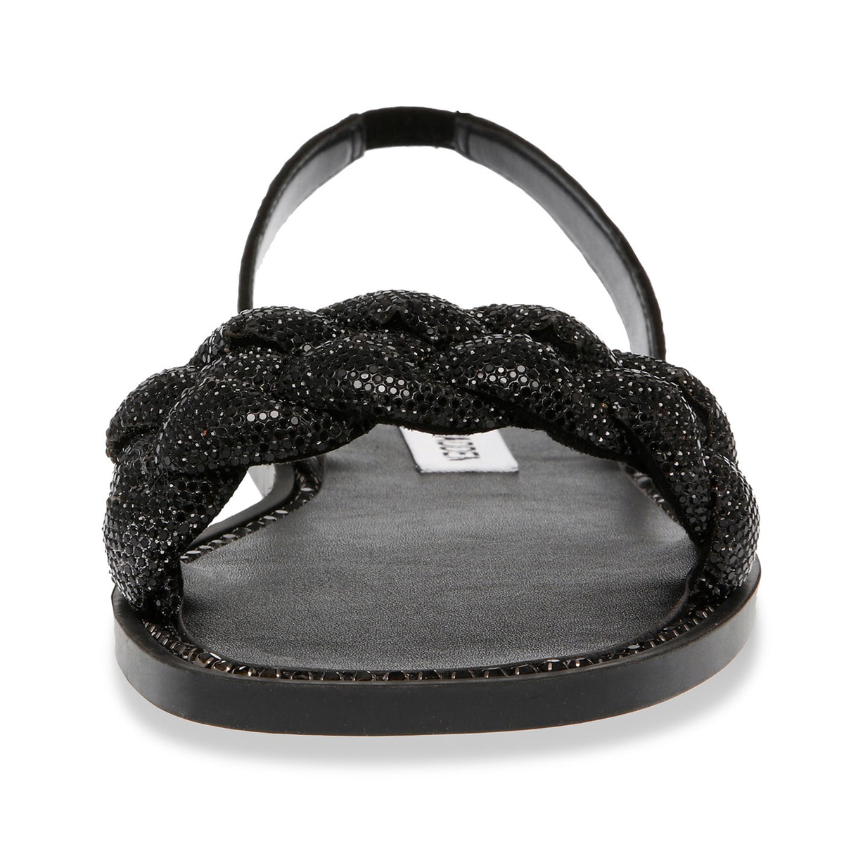 Noles Black Crystal Metallic Fabric w/Matchin - Sandali Donna Neri SMSNOLES-BLK . STEVE MADDEN 