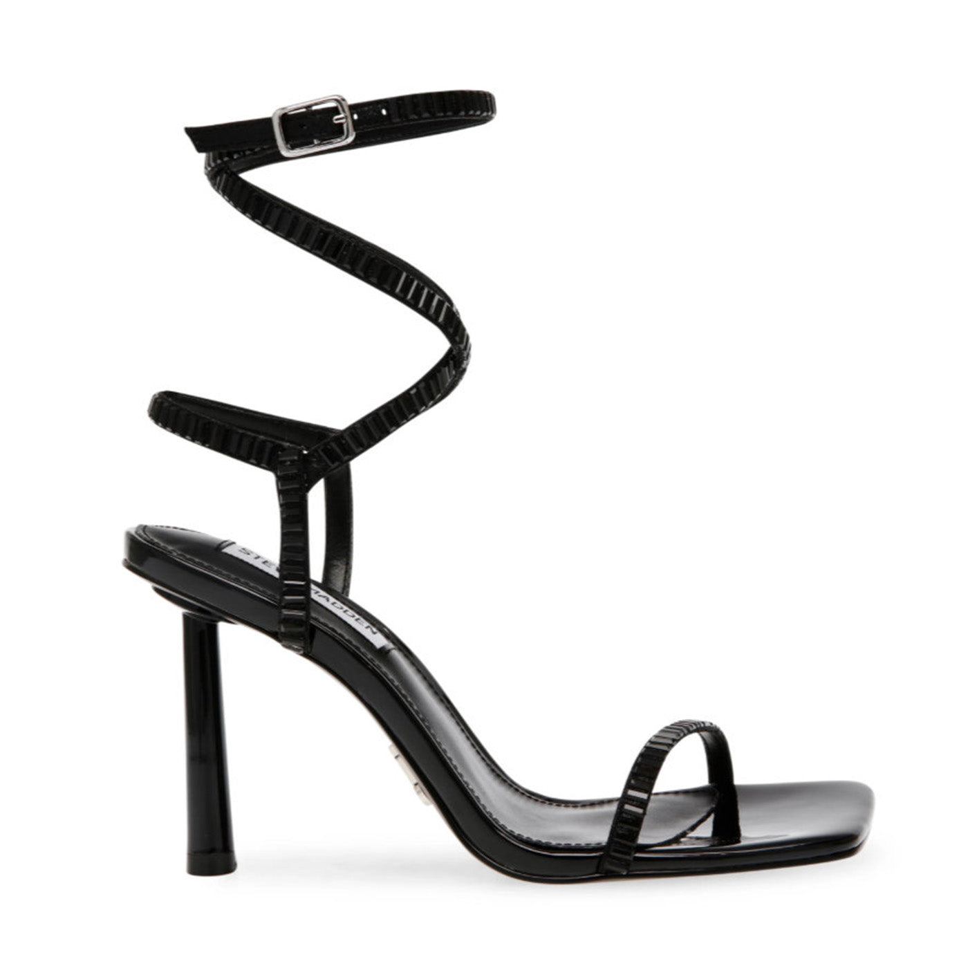 ENSURE-S BLACK - Sandali con Tacco a Stiletto Donna Neri SMSENSURE-S-BLA . STEVE MADDEN 