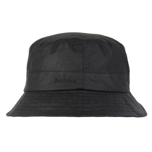 Wax Sports Hat Black - Cappello da Pescatore Barbour Nero FW22-MHA0001-BK91 . BARBOUR 