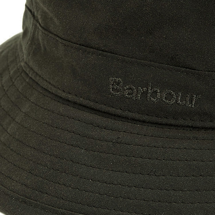 Wax Sport Hat Olive - Cappellino da Pescatore Marrone FW22-MHA0001-OL71 . BARBOUR 
