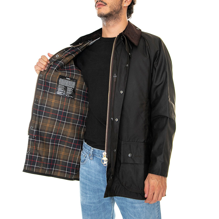 Classic Beaufort Wax Jacket Olive - Giacca Invernale Uomo Marrone FW22-MWX0002-OL71 . BARBOUR 