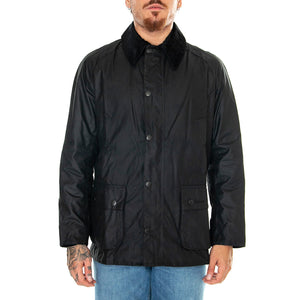 M's Ashby Wax Jacket Black / Classic - Giacca Invernale Uomo Nera MWX0339-BK72-FW23 . BARBOUR 