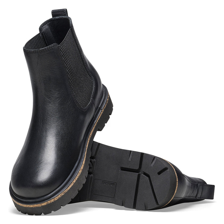 Highwood Slip On Women Black Natural Leather Boots - Stivaletti Donna Neri 1025781 . BIRKENSTOCK 