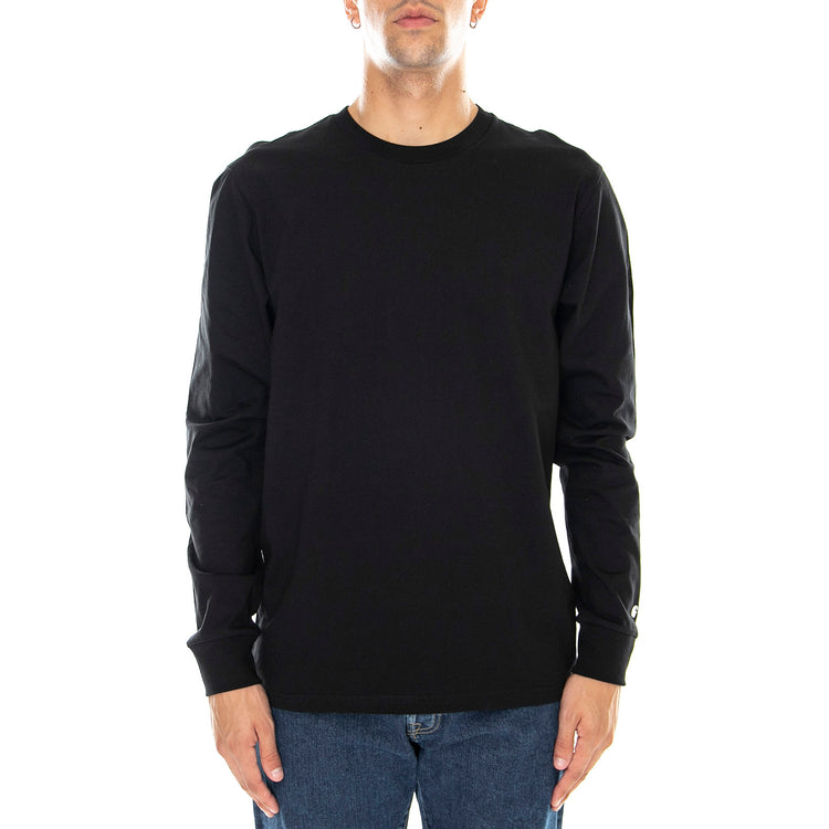 Base - Maglietta Girocollo Maniche Lunghe Uomo Nera I026265.0D2.XX.03 . CARHARTT WIP 