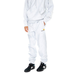 American Script Ash Heather - Pantaloni Sportivi Uomo Grigi I027042.482.XX.03 . CARHARTT WIP 