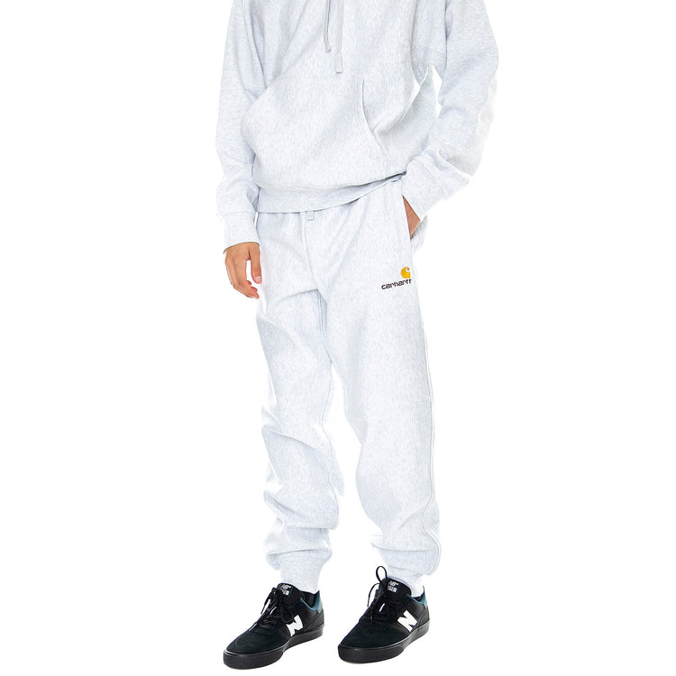 American Script Ash Heather - Pantaloni Sportivi Uomo Grigi I027042.482.XX.03 . CARHARTT WIP 