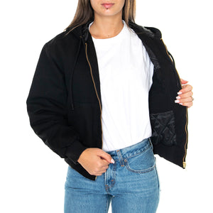 W' OG Active Jacket Black /rinsed - Giacca Donna Nera I032238.8902 . CARHARTT WIP 