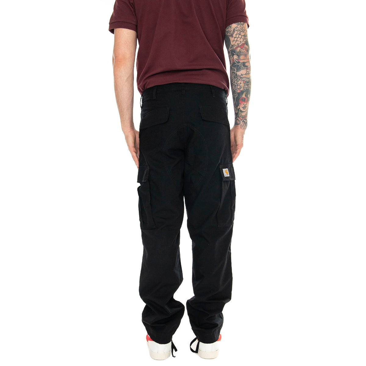 Regular Cargo Pant Black /rinsed - Pantaloni Cargo Uomo Neri I032467-89NER . CARHARTT WIP 