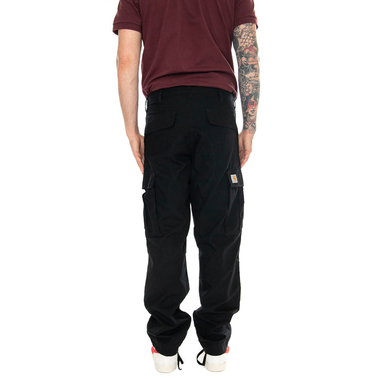 Regular Cargo Pant Black /rinsed - Pantaloni Cargo Uomo Neri I032467-89NER . CARHARTT WIP 