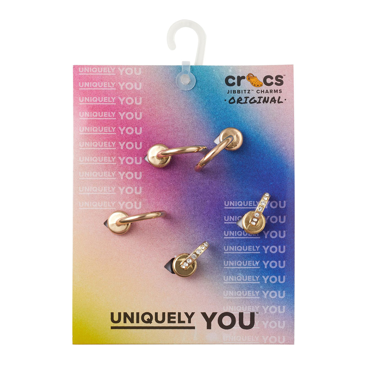 Summer Nostalgia Gold 5 Pack - Set di Charm Multicolore per Calzature Crocs 10011561 . CROCS 