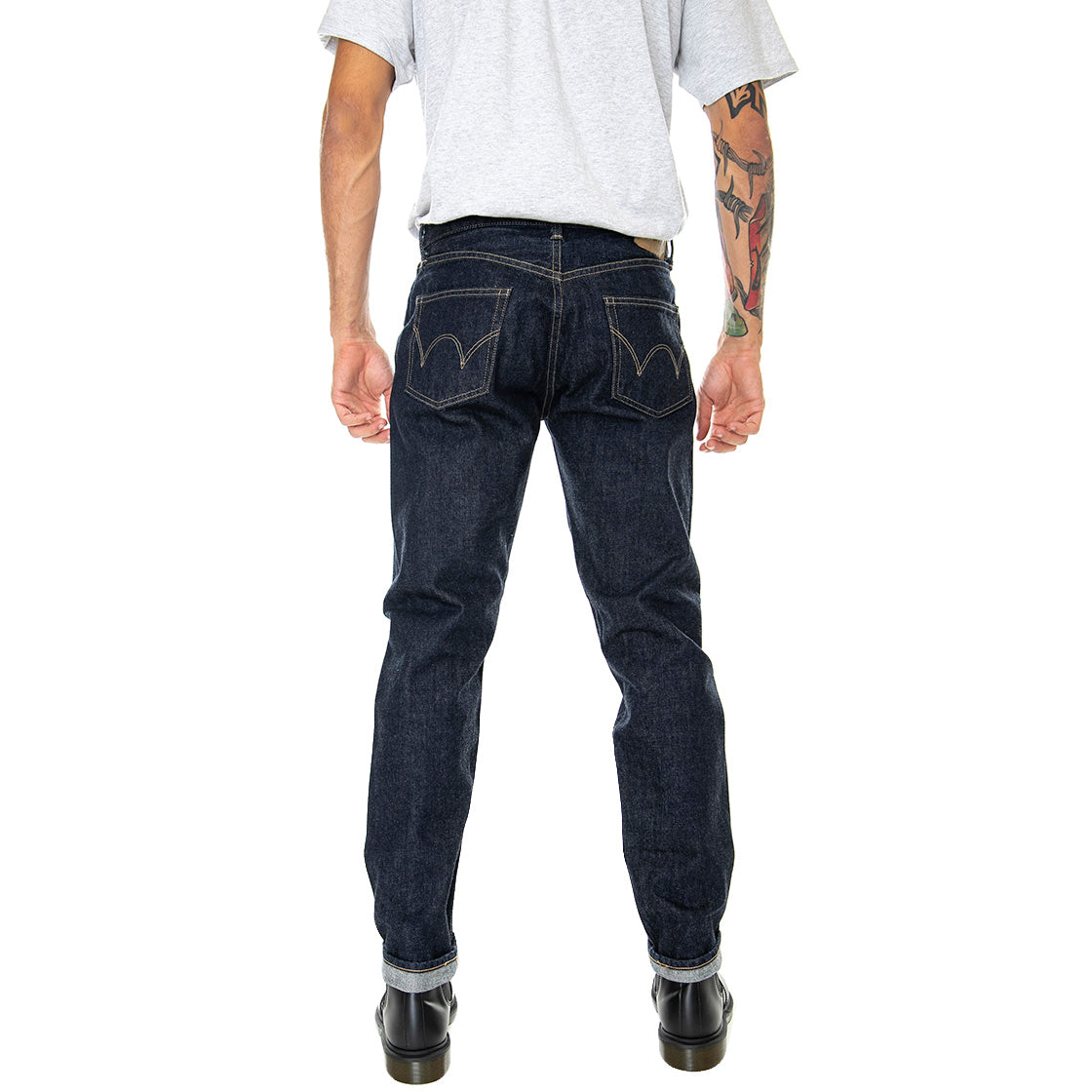 Regular Tapered Rinsed - Pantaloni Denim Jeans Uomo Blu I030675.01.02.32-01.02 . EDWIN 