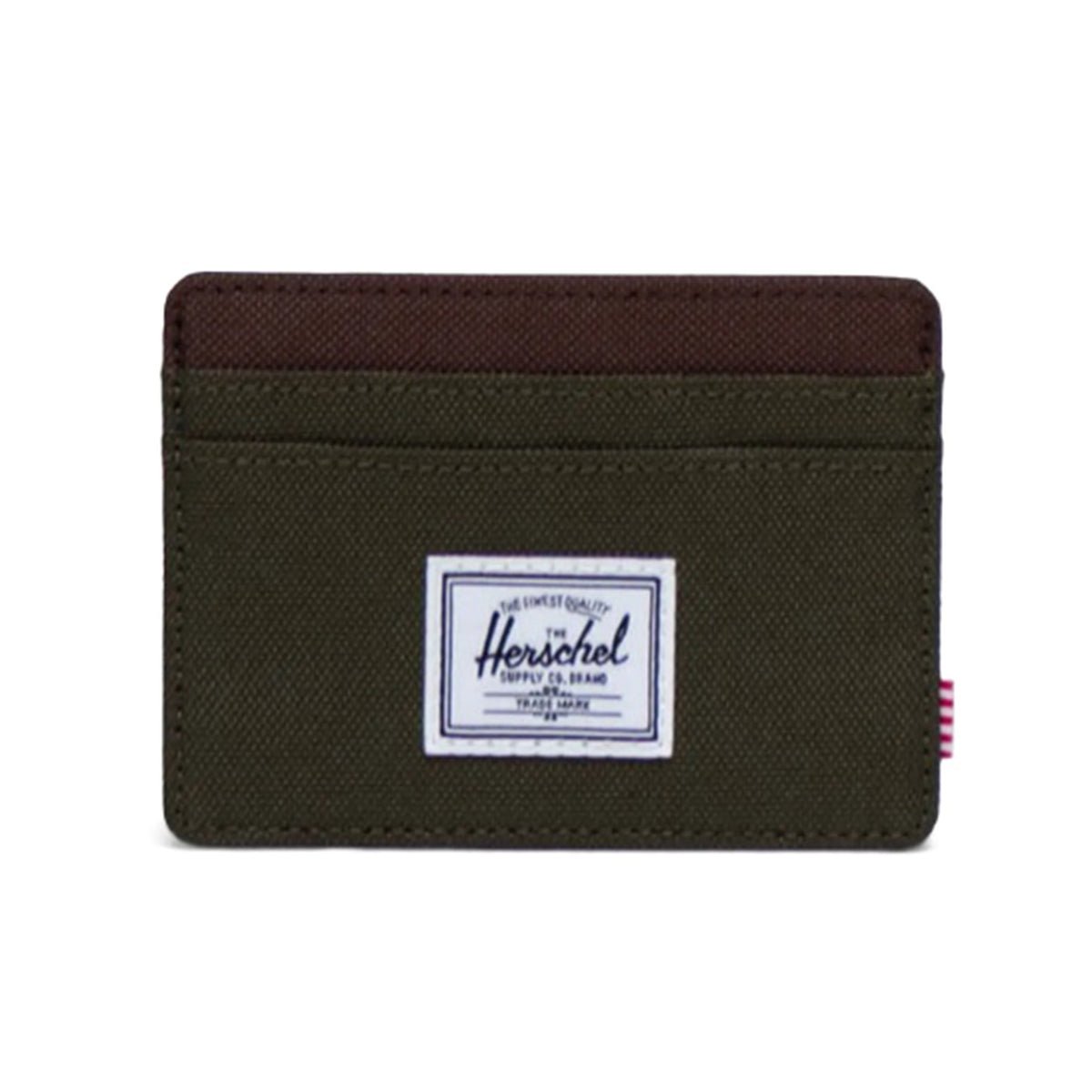 Charlie Cardholder Ivy Green / Chicory Coffee - Portacarte Verde 30065-04488-OS . HERSCHEL 