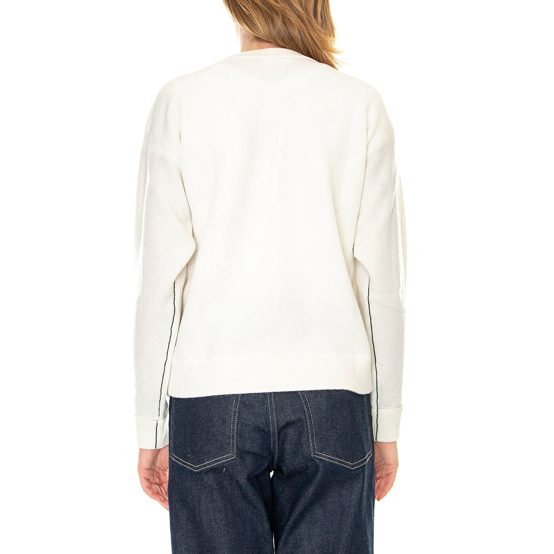 Pullover-70V - Maglione Girocollo Donna Bianco AF9551-70V . LACOSTE 