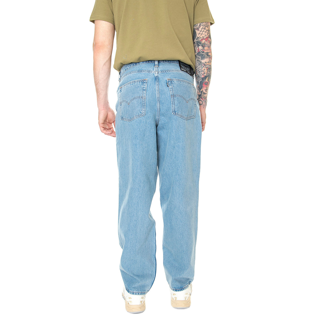 Skate Super Baggy Simple Rinse Med Indigo Flat Finish - Pantaloni Denim Jeans Uomo Blu A4298-0003 . LEVIS 