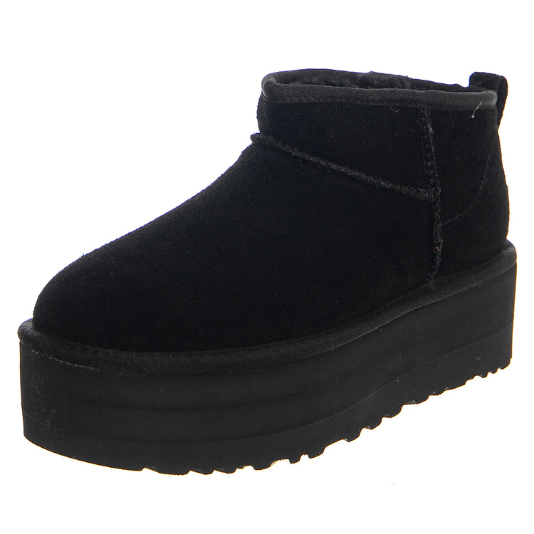 W Classic Ultra Mini Platform - Stivaletti Donna Neri 1135092-BLK . UGG 