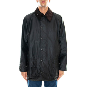 BEAUFORT WAX JACKET SAGE - Giacca Uomo Verde MWX0017-SG91-FW23 . BARBOUR 