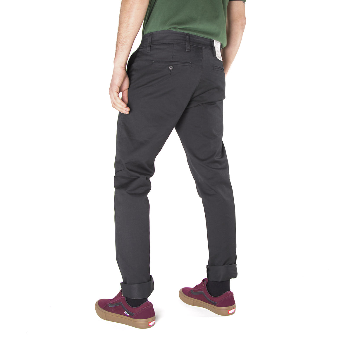 M' Sid Pant Black Rinsed - Pantaloni Chino Uomo Neri 14530 . CARHARTT WIP 