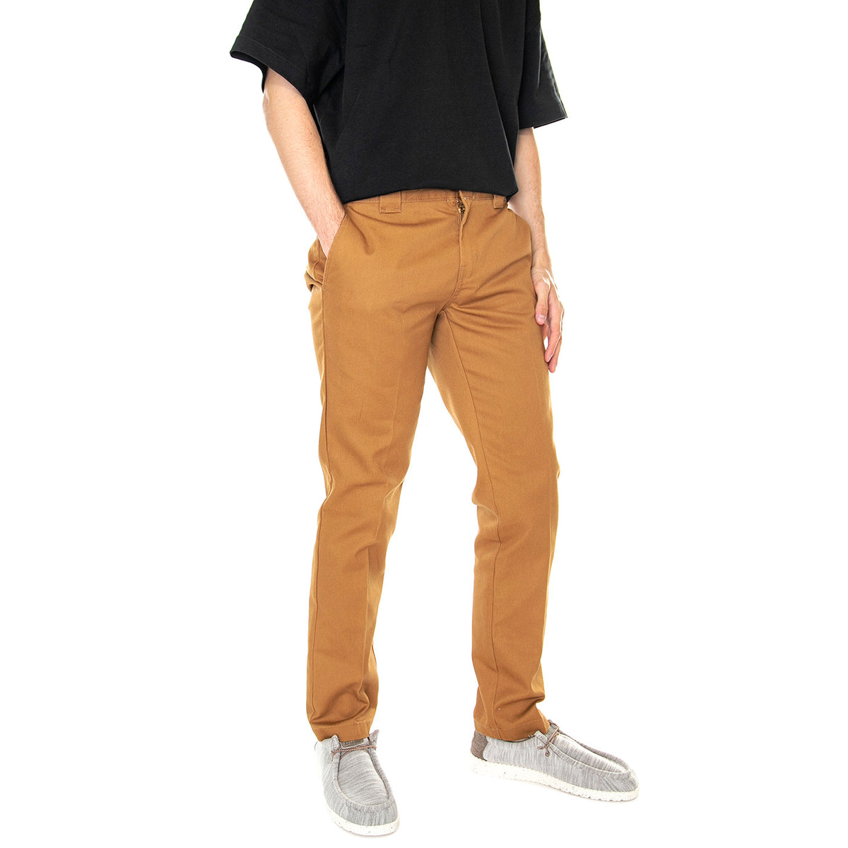 M' 872 Work Pant Rec Brown Duck - Pantaloni Uomo Marroni DK0A4XK8BD01 . DICKIES 