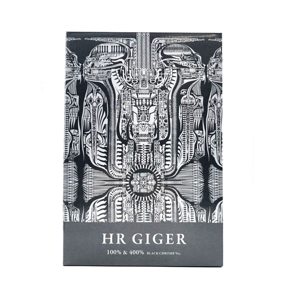 Be@rbrick H.R. Giger Black Chrome Version 100% & 400% - Toy Multicolore MDTGIGER . MEDICOM TOY 