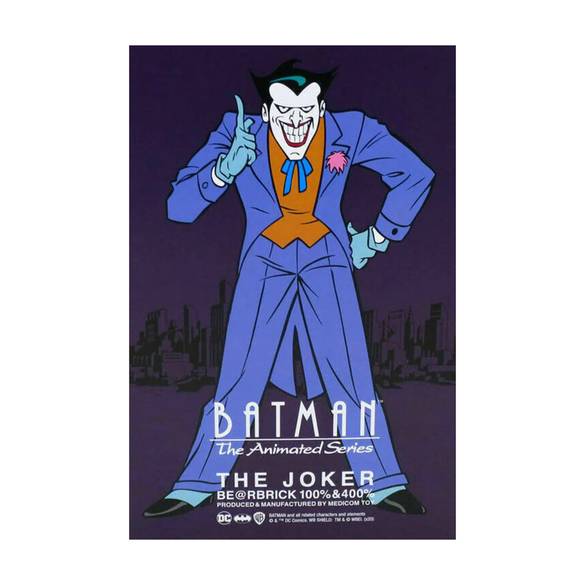 Medicom Joker Be@rbrick Multi 100% & 400% - Toy Medicom Multicolore MDTJOKER . MEDICOM TOY 