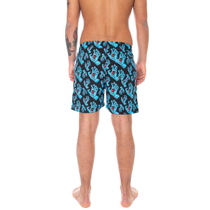 Mens Hands All Over Swimshorts - Black - Bermuda da Bagno Uomo Neri SC-SS21-029 . SANTA CRUZ 