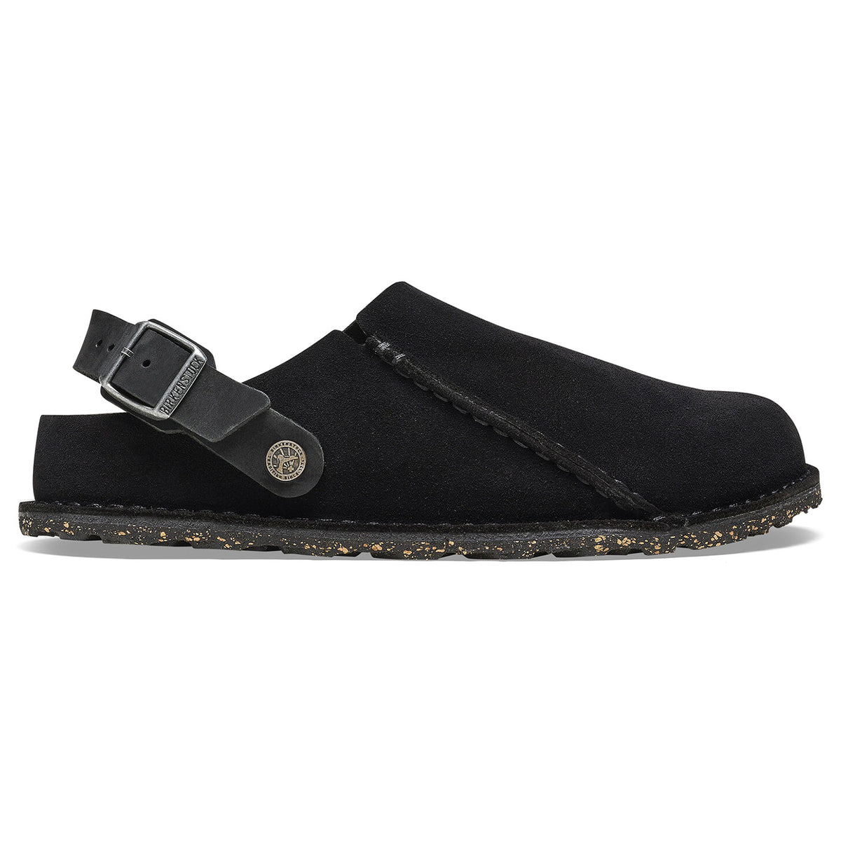 W' Lutry Premium Black, Suede Leather Sandals - Sandali Donna Neri 1025356 . BIRKENSTOCK 