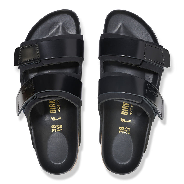 UJI Black Nabuck Leather - Sandali Uomo Neri 1026570 . BIRKENSTOCK 