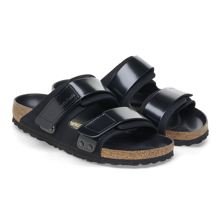 UJI Black Nabuck Leather - Sandali Uomo Neri 1026570 . BIRKENSTOCK 