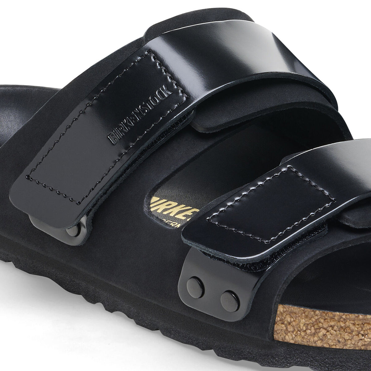 UJI Black Nabuck Leather - Sandali Uomo Neri 1026570 . BIRKENSTOCK 