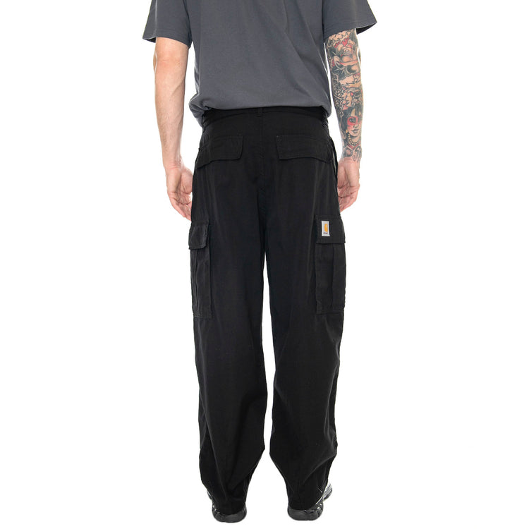 Cole Cargo Pant Black /rinsed - Pantaloni Cargo Uomo Neri I030477.8902 . CARHARTT WIP 