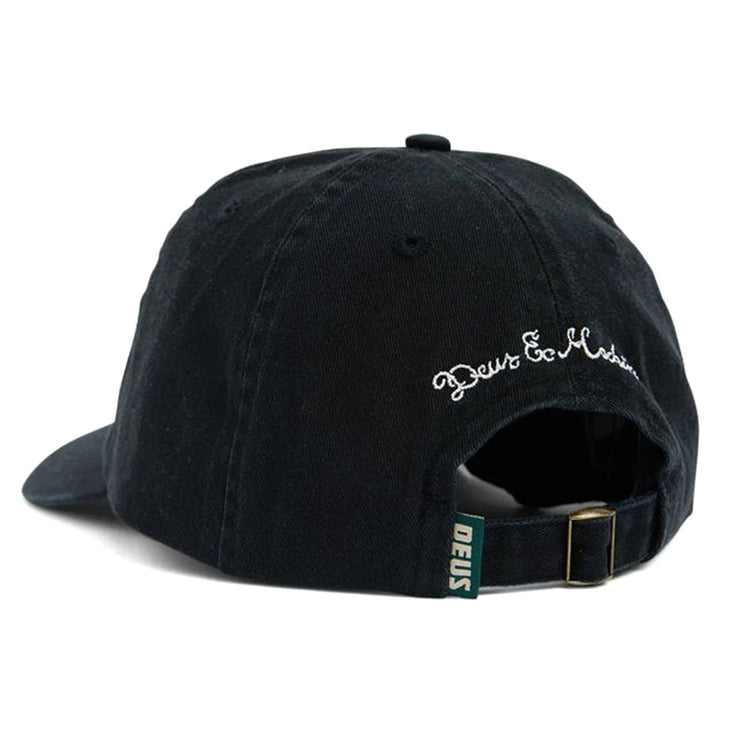 Strata Dad Cap Black - Cappellino con Visiera Nero DMF247761 . DEUS EX MACHINA 