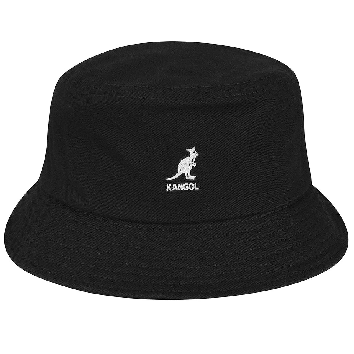Washed Black Bucket Hat K4224HT-BK001 . KANGOL 