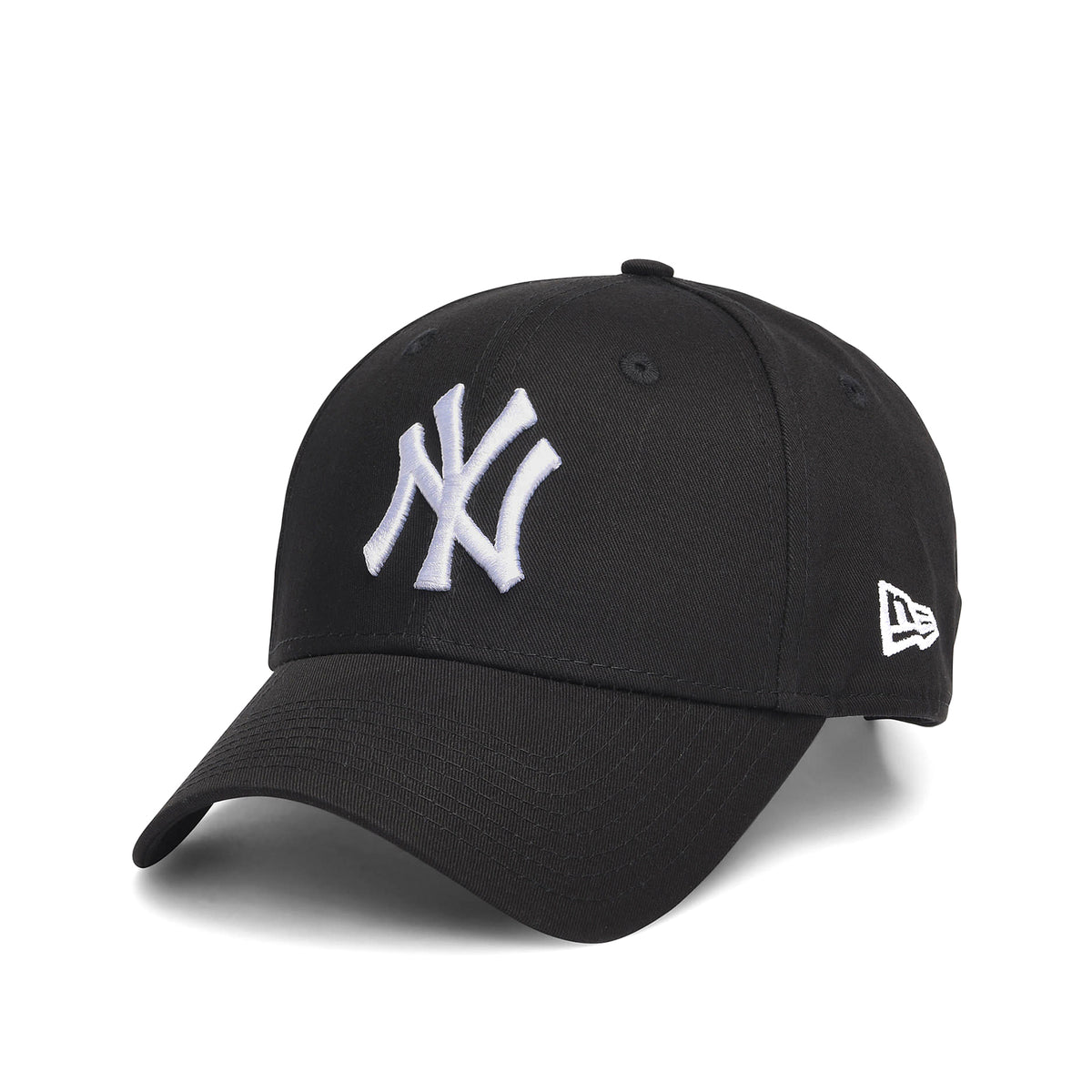 9Forty League Basic NY Yankees Hat - Black / White - Cappellino con Visiera Nero 113044_4 . NEW ERA 