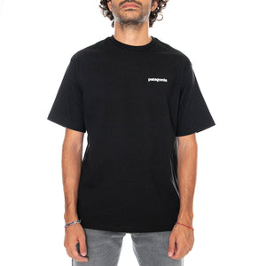 Mn P-6 Logo Respons T-Shirt - Black - Maglietta Girocollo Uomo Nera 38504-BLK . PATAGONIA 