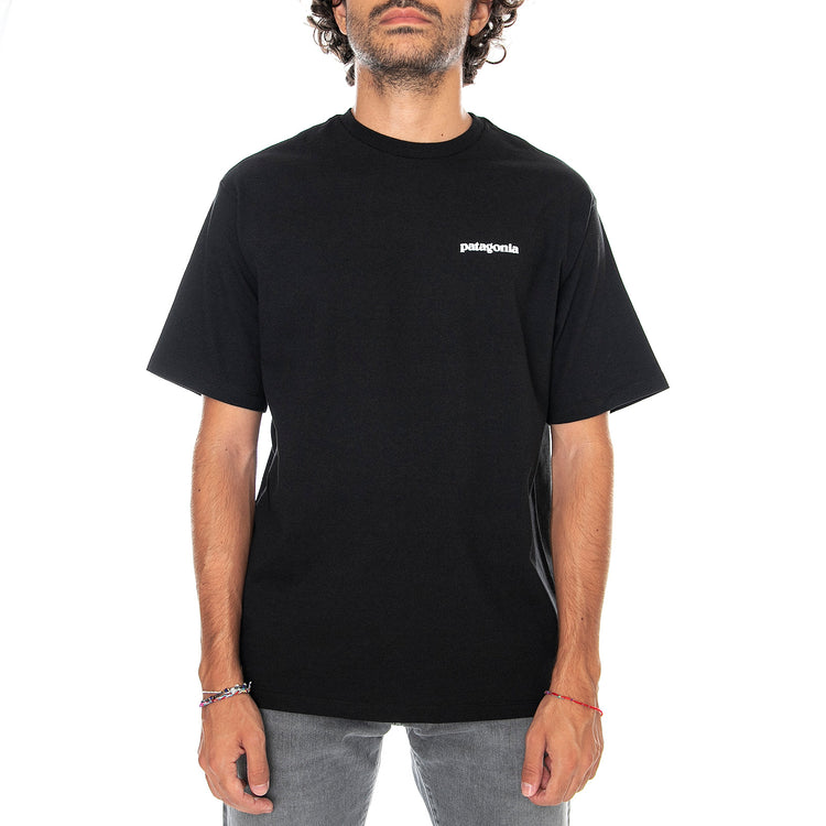 Mn P-6 Logo Respons T-Shirt - Black - Maglietta Girocollo Uomo Nera 38504-BLK . PATAGONIA 