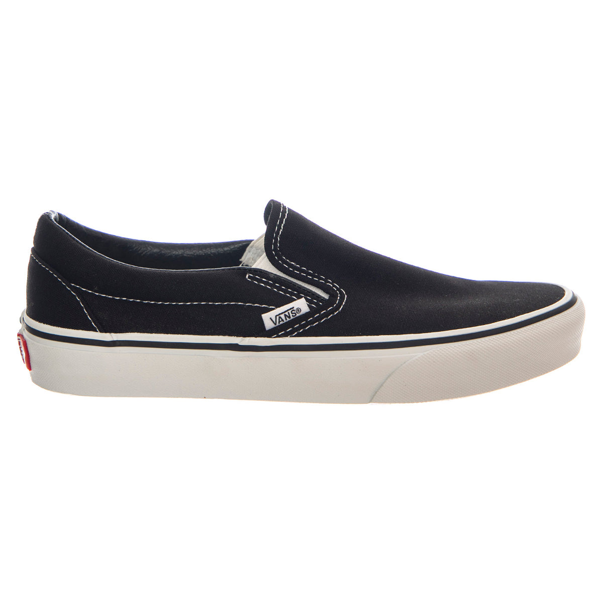 CLASSIC SLIP-ON BLACK / WHITE - Scarpe Slip-On Basse Uomo / Donna Nere 1669 . VANS 