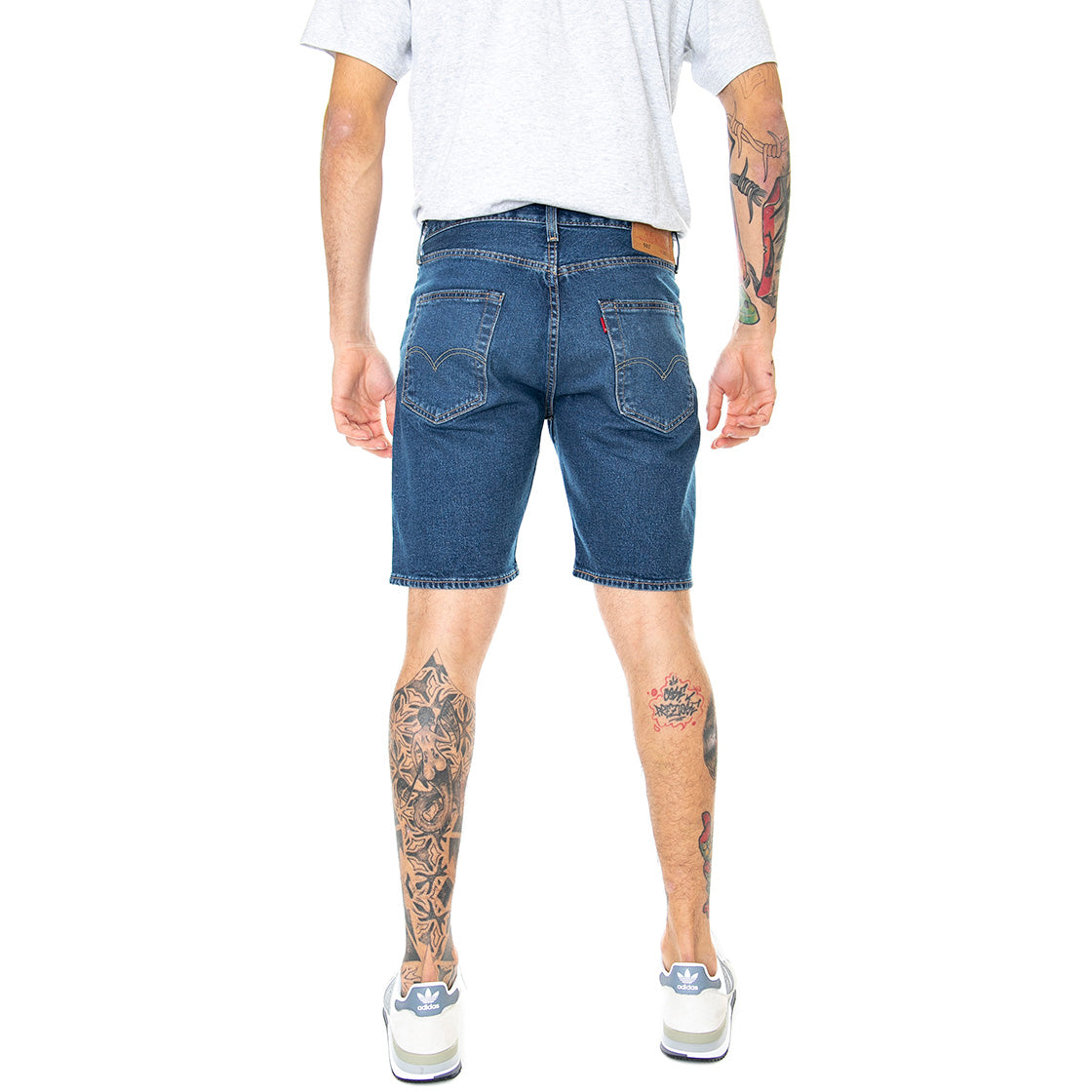 501 Hemmed Blue Eyes - Bermuda Denim Jeans Uomo Blu Dark Indigo / Flat Finish 36512-0152 . LEVIS 