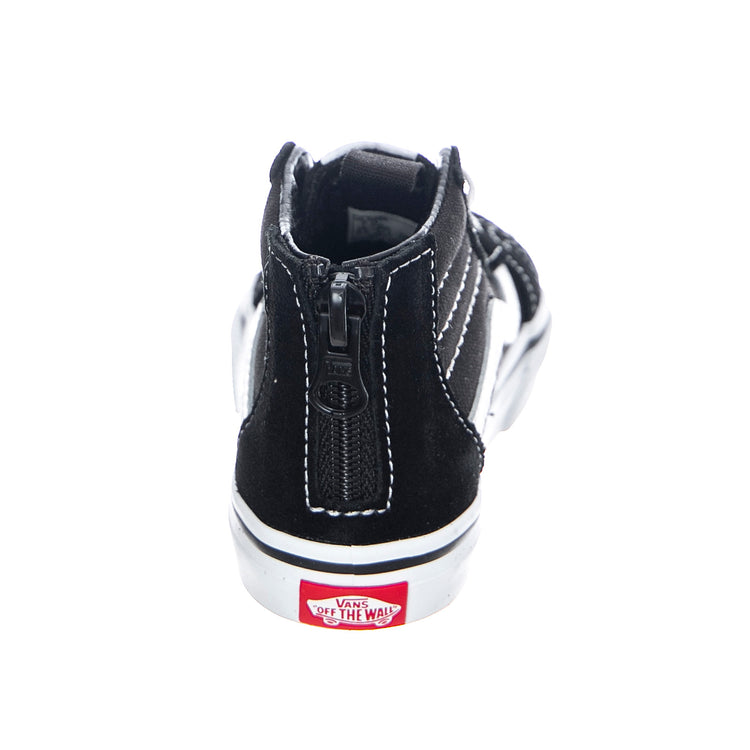 Toddlers Sk8-Hi Zip Shoes - Black / White - Scarpe Profilo Alto Bambino Nere VN000XG5Y281M . VANS 