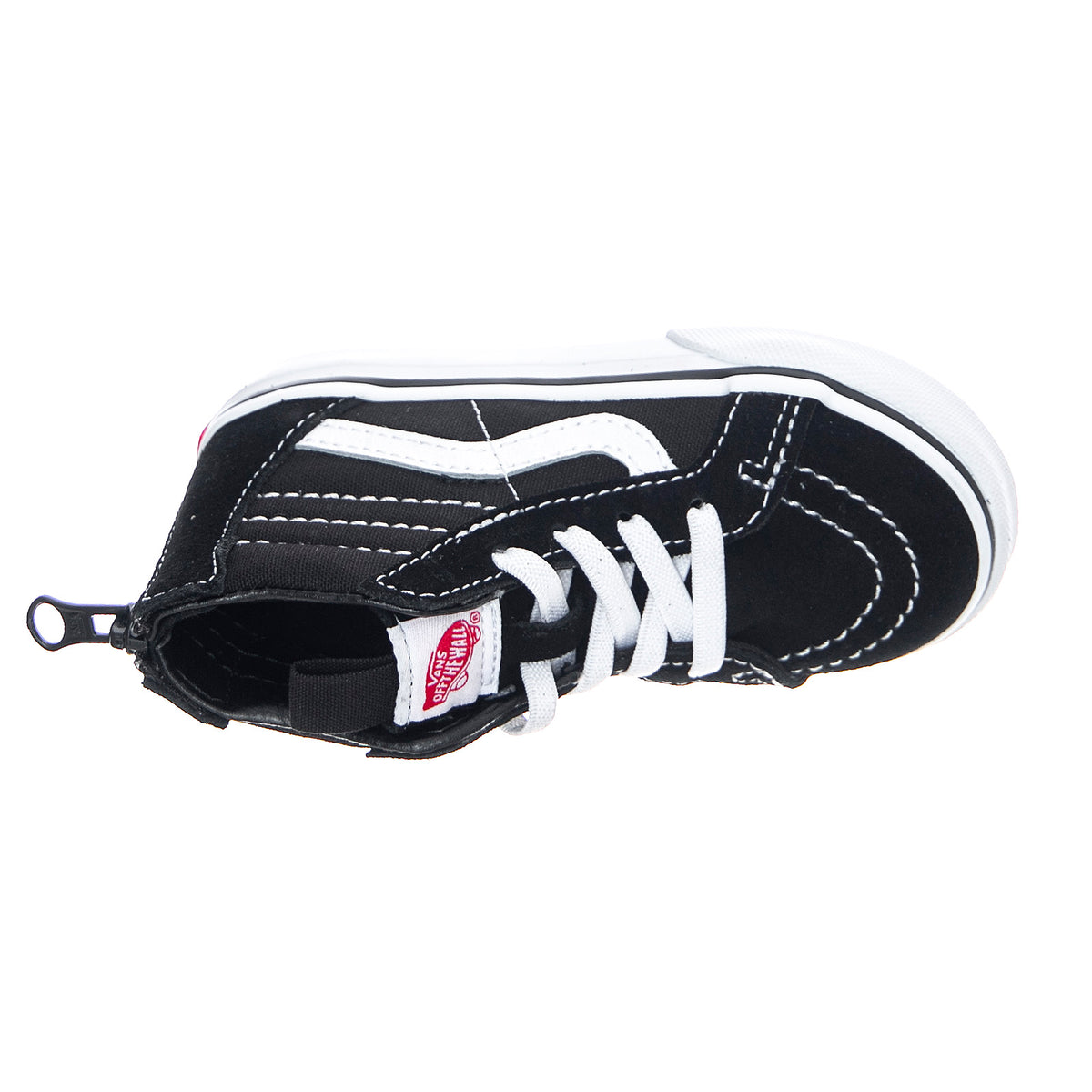 Toddlers Sk8-Hi Zip Shoes - Black / White - Scarpe Profilo Alto Bambino Nere VN000XG5Y281M . VANS 