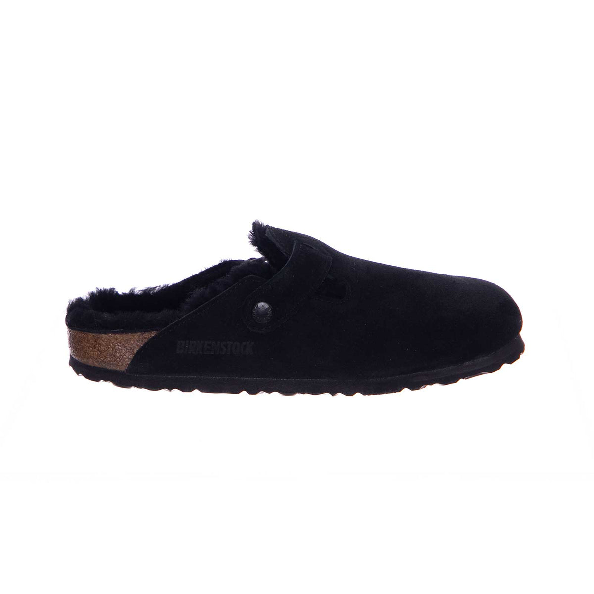 Boston Suede - Sandali Uomo / Donna Neri 259883 . BIRKENSTOCK 