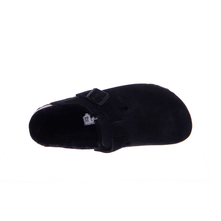 Boston Suede - Sandali Uomo / Donna Neri 259883 . BIRKENSTOCK 