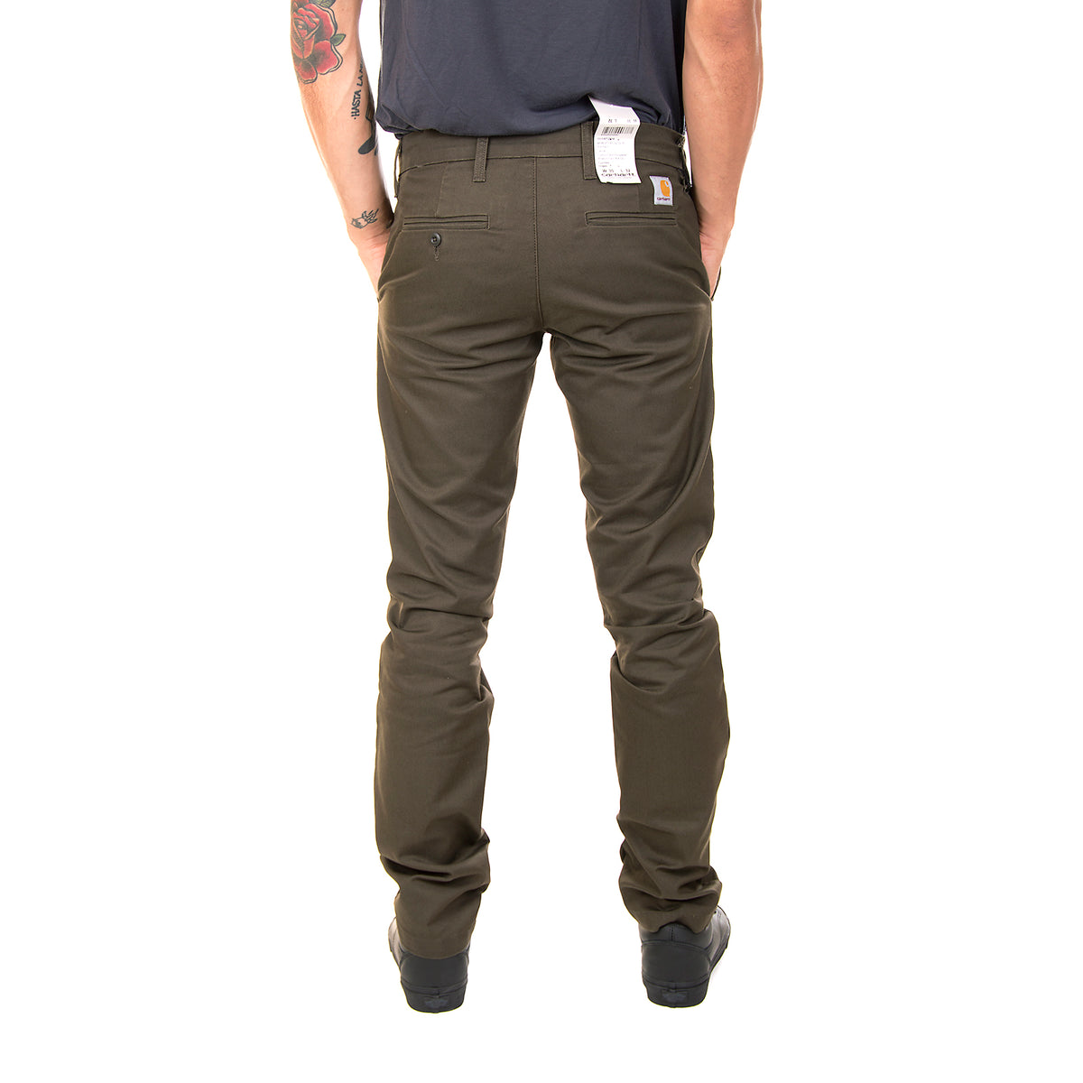 M' Sid Pant Cypress Rinsed - Pantaloni Chino Uomo Verdi FMCHI003367-63 . CARHARTT WIP 
