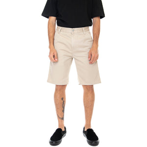 Mens Ruck Single Knee Shorts - Wall Stone - Bermuda Uomo Beige I024892.G1.06.00 . CARHARTT WIP 