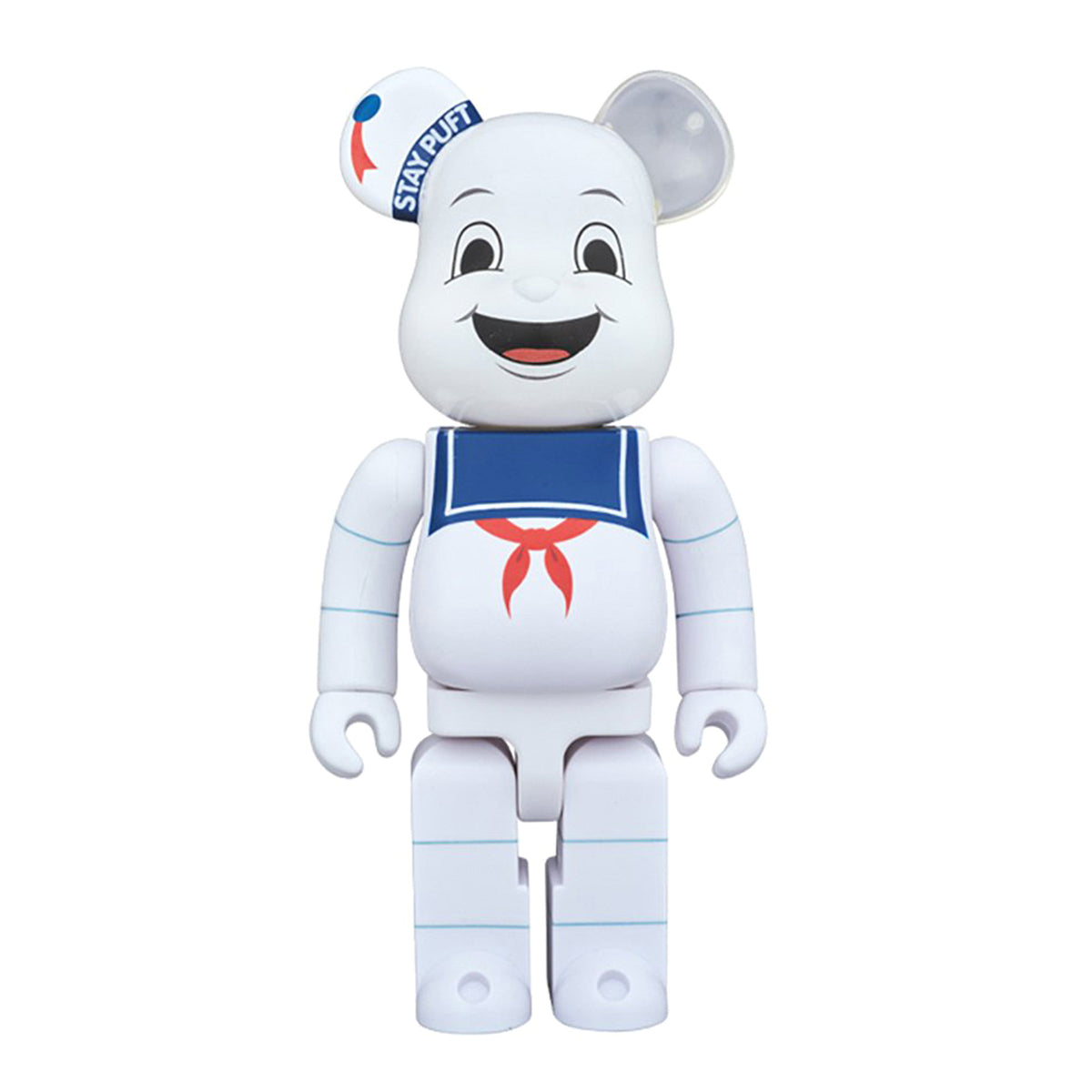 Bearbrick Stay Puft - White/Blue - Pupazzo Gadget Toy  280mm 400STAY . MEDICOM TOY 
