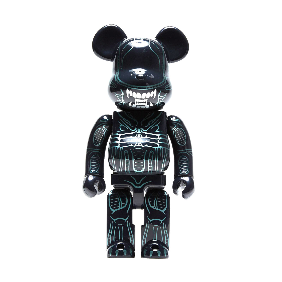 Bearbrick Alien - Multicolor - Pupazzo Gadget Toy 400% KKMD400ALIE-2 . MEDICOM TOY 