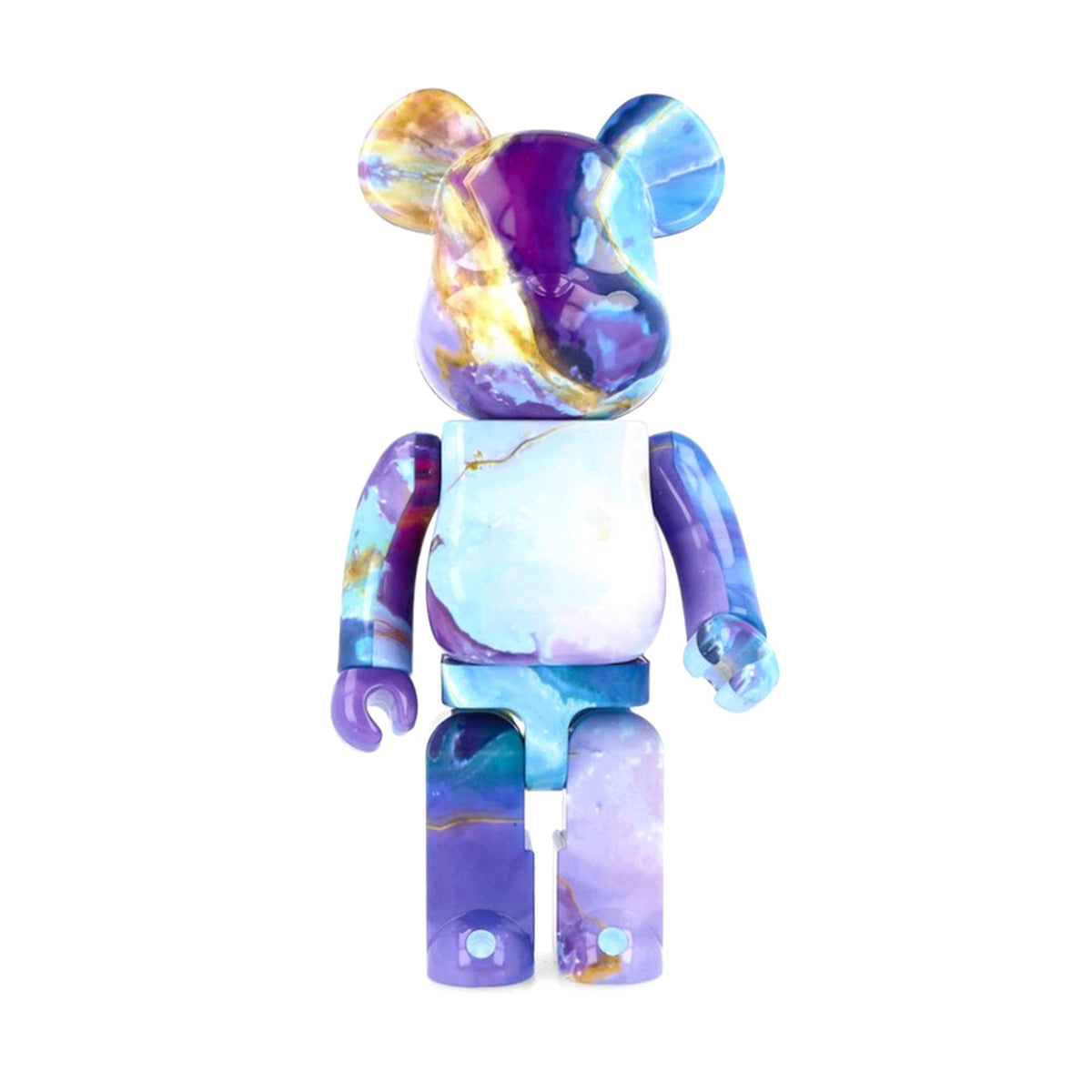 BE@RBRICK marble 400% 'Blue  - Toy Medicom Multicolore MARBLE . MEDICOM TOY 